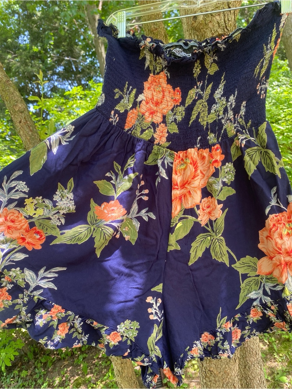Angie floral Romper